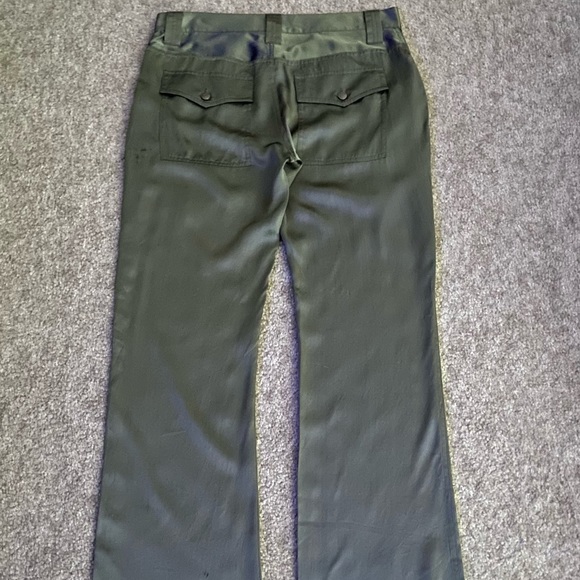 ANTHRO JOIE Silk So Real Army Cargo Utility Pants - Picture 4 of 9